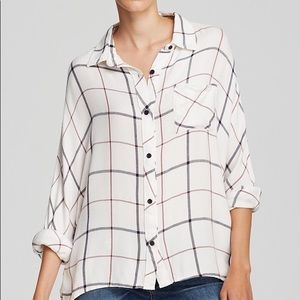 Rails Plaid Shirt with Dolman Sleeves
